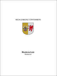 Zeugnisüberreichungsmappe Mecklenburg-Vorpommern