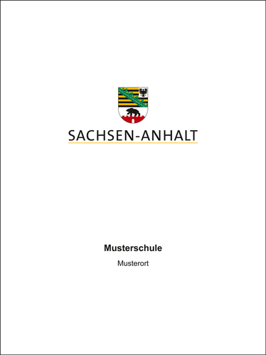 Zeugnisüberreichungsmappe Sachsen-Anhalt